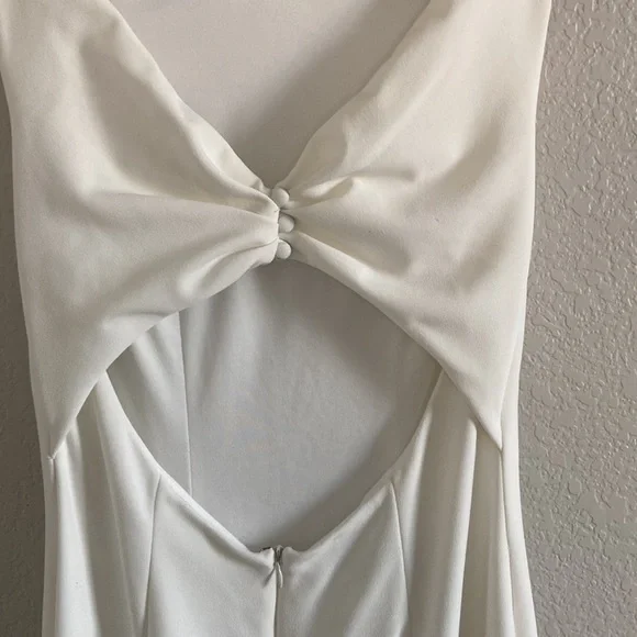 BHLDN Misty Wedding White Dress. Size 10 - Picture 6 of 15